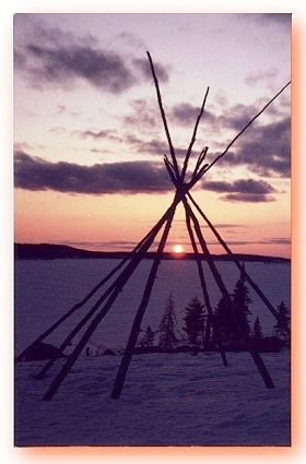 Sunset at Chisasibi Quebec